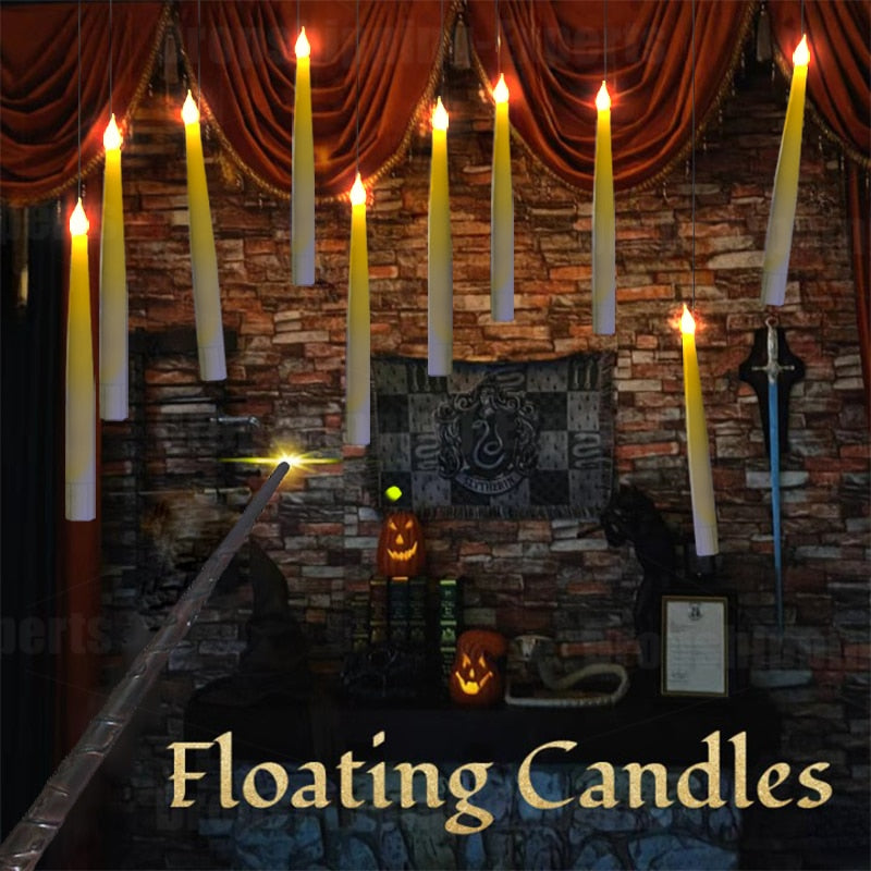 12Pcs Luzes Varinha Mágica Velas Flutuantes sem chama